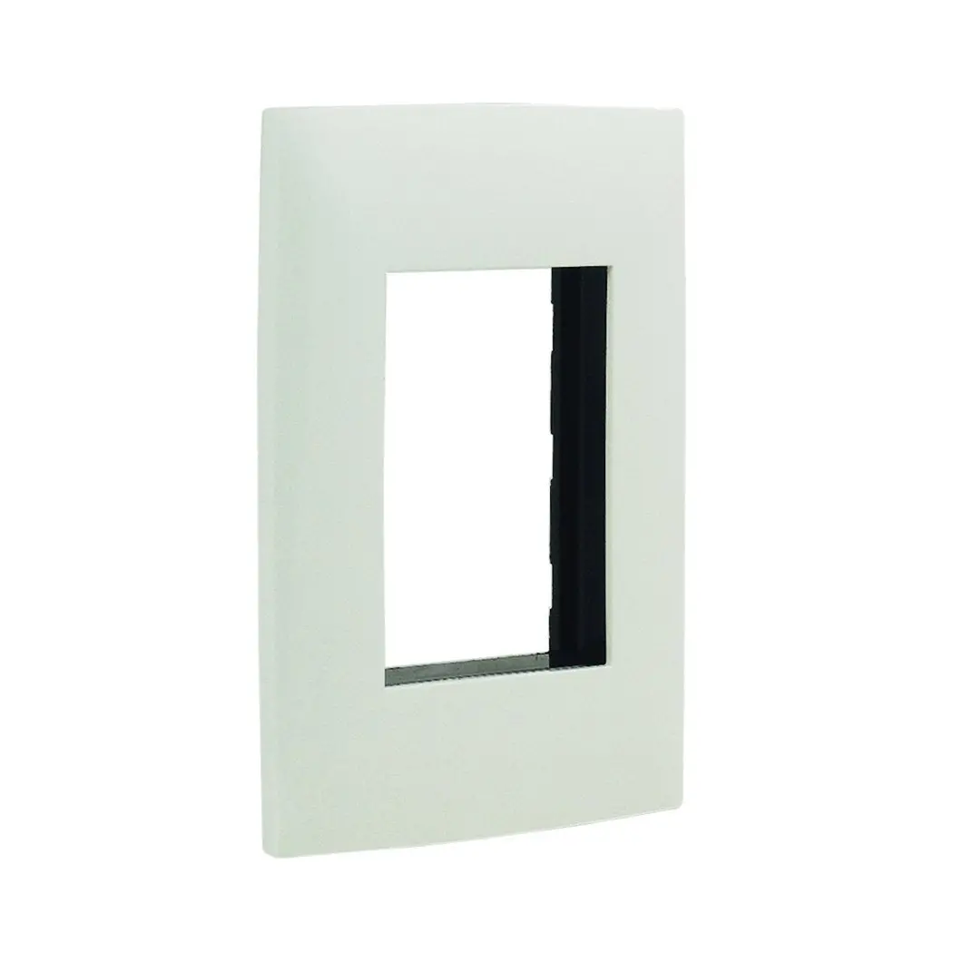 Placa Leviton Cien 3V Blanca - La Nueva Eléctrica 1
