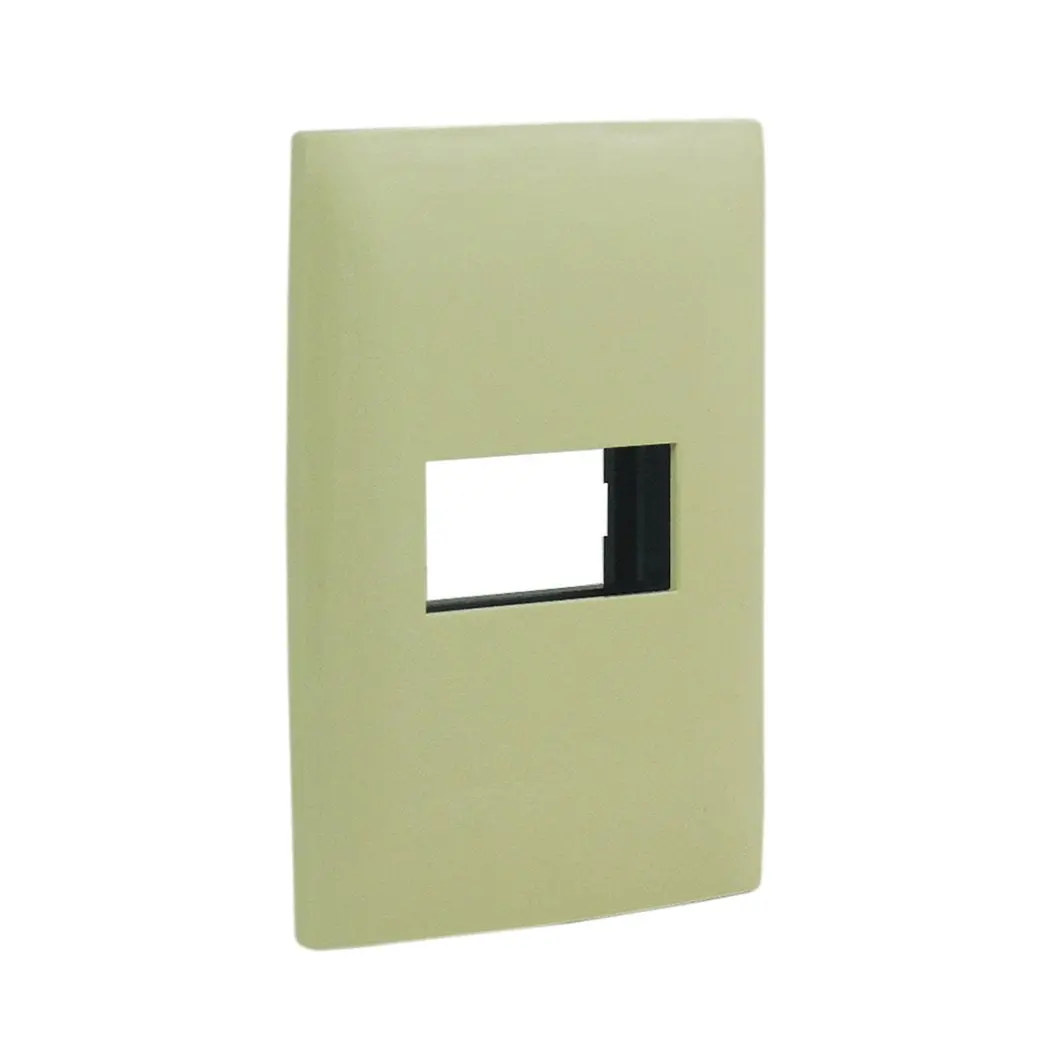 Placa Leviton Cien 1 Vía Marfil - La Nueva Eléctrica 1