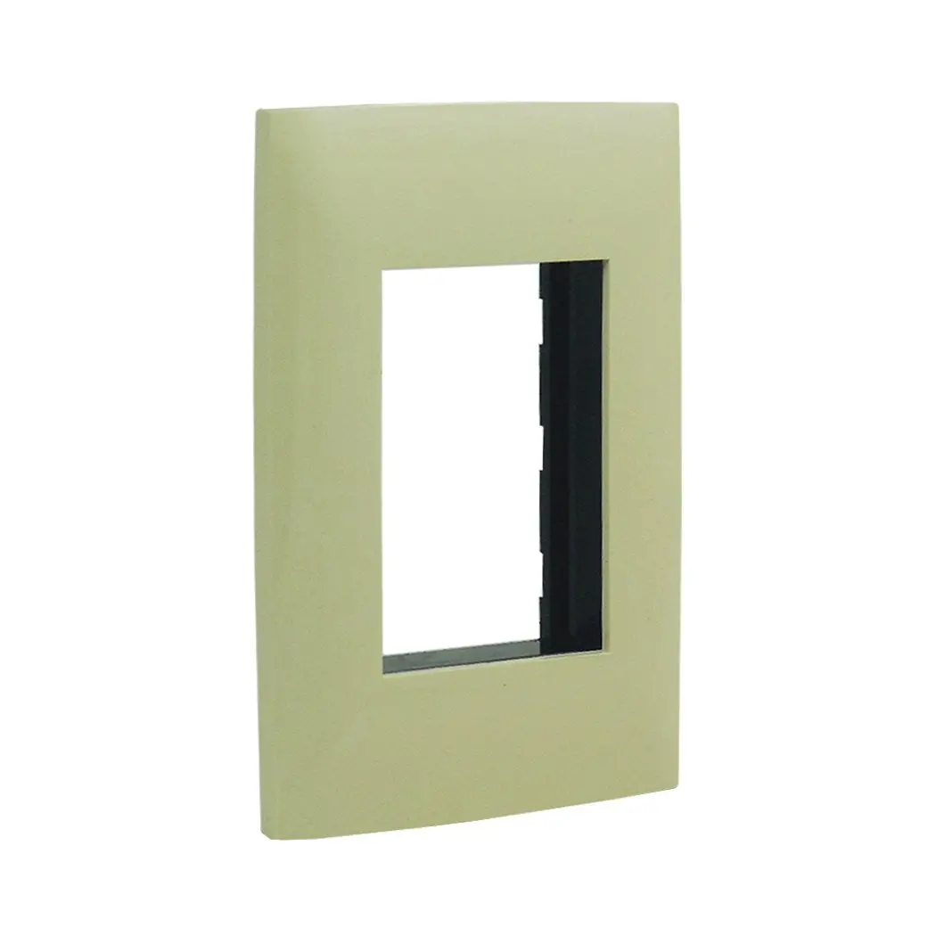 Placa Leviton Cien 3V Marfil - La Nueva Eléctrica 1