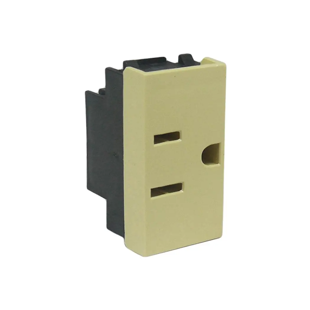 Contacto Leviton Cien Aterrizado Marfil - La Nueva Eléctrica 1