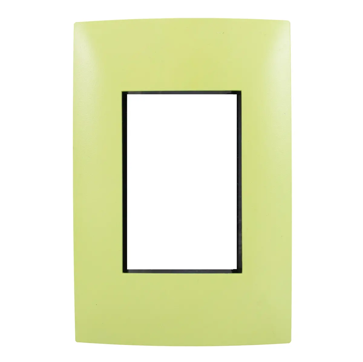 Placa Leviton Cien 3 Módulos Verde Mate - La Nueva Eléctrica 1