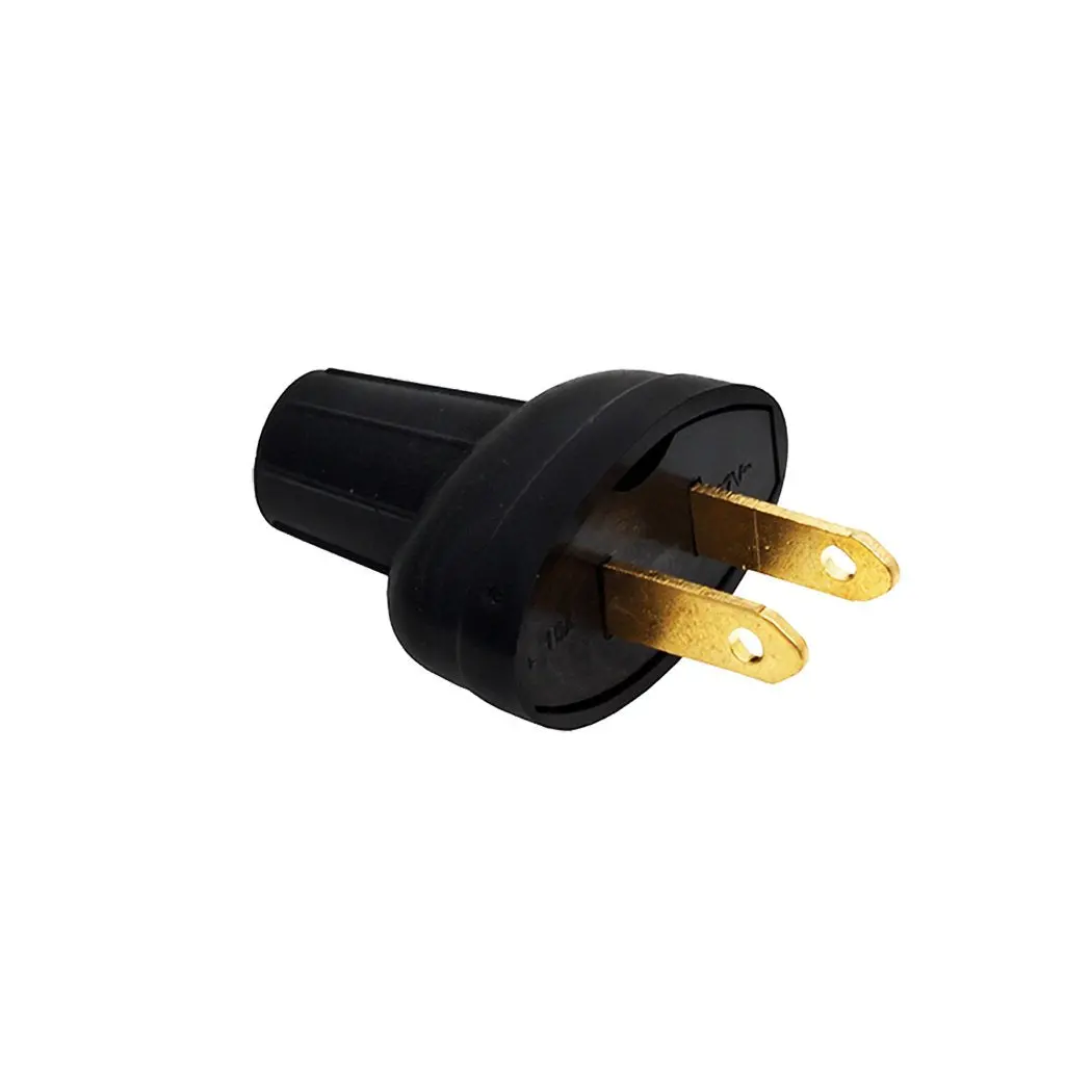 Clavija Kley Ovalada De Hule P/Laton - La Nueva Eléctrica 1