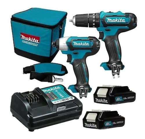 Atornillador/Rotomartillo Makita Combo 2 Piezas - La Nueva Eléctrica 1