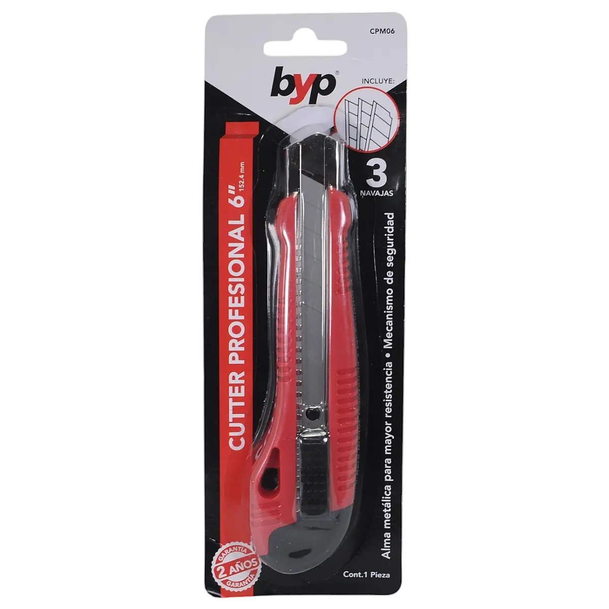 Cutter Byp Profesional 6" Con Alma Metálica - La Nueva Eléctrica 1