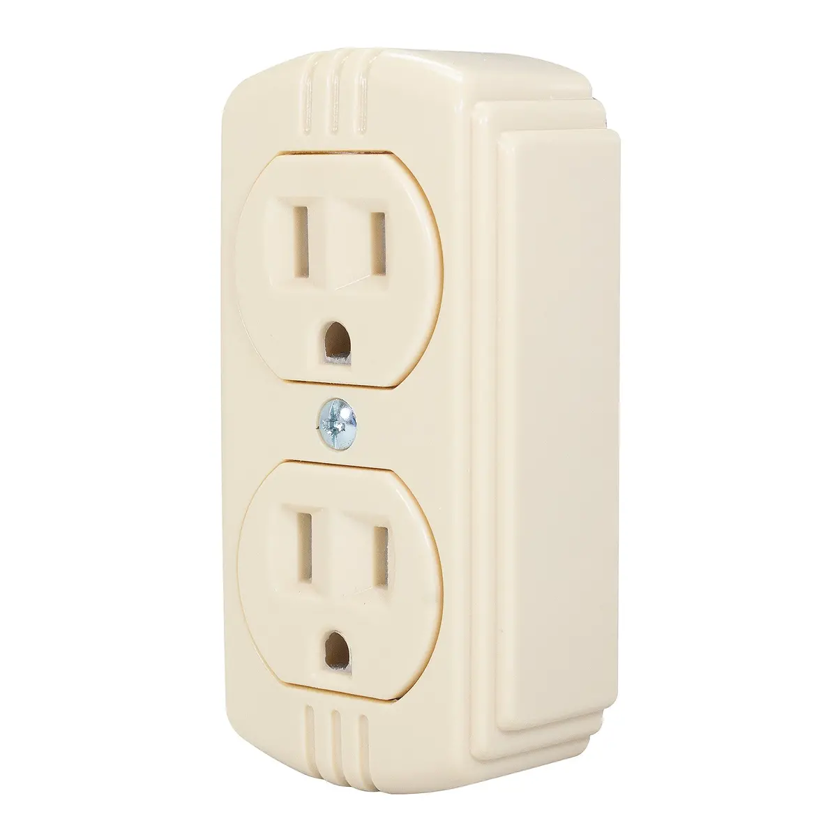 Contacto Kley Duplex Visible Polarizado - La Nueva Eléctrica 1