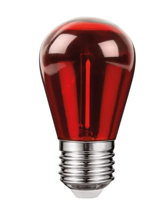 Foco Aksi Led 1W S14 Rojo - La Nueva Eléctrica 1