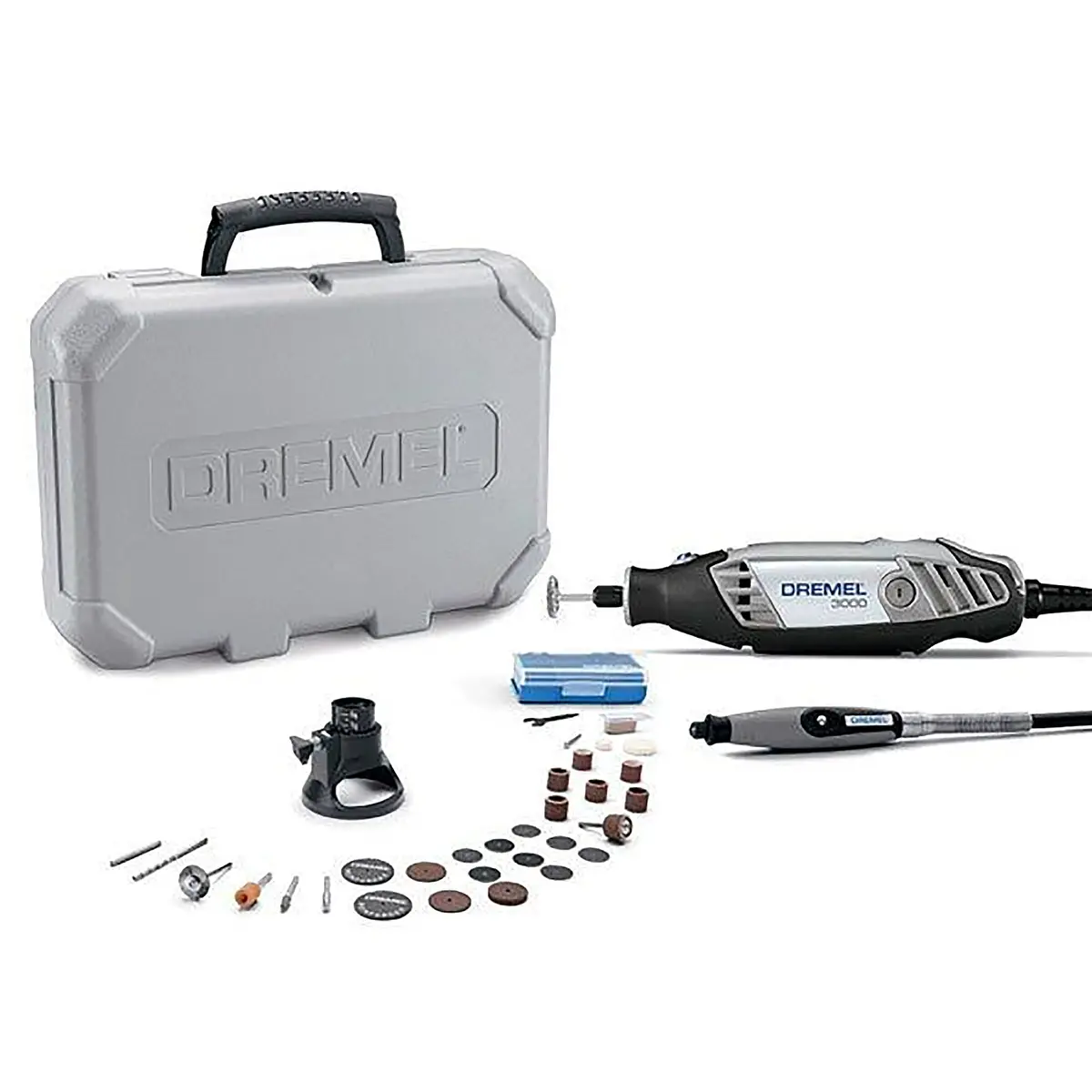 Mototool Dremel Con Eje Flexible 30 Accesorios 3000Pp - La Nueva Eléctrica 1