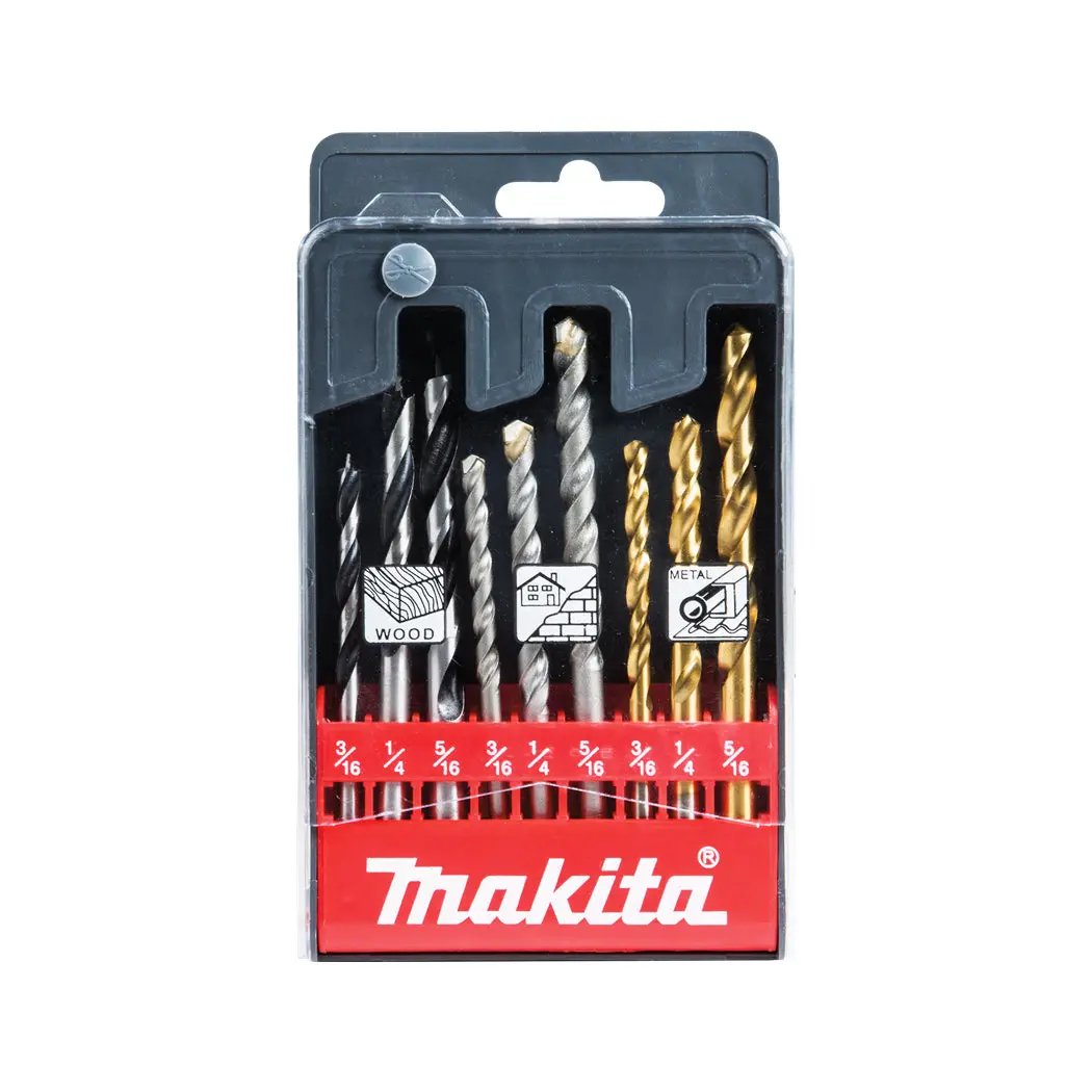 Juego De Brocas Makita 9 Piezas D16449 - La Nueva Eléctrica 1