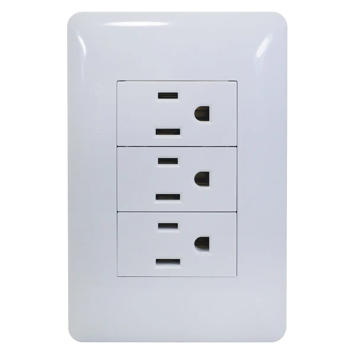 Placa Solaris Eco Con 3 Contactos - La Nueva Eléctrica 1