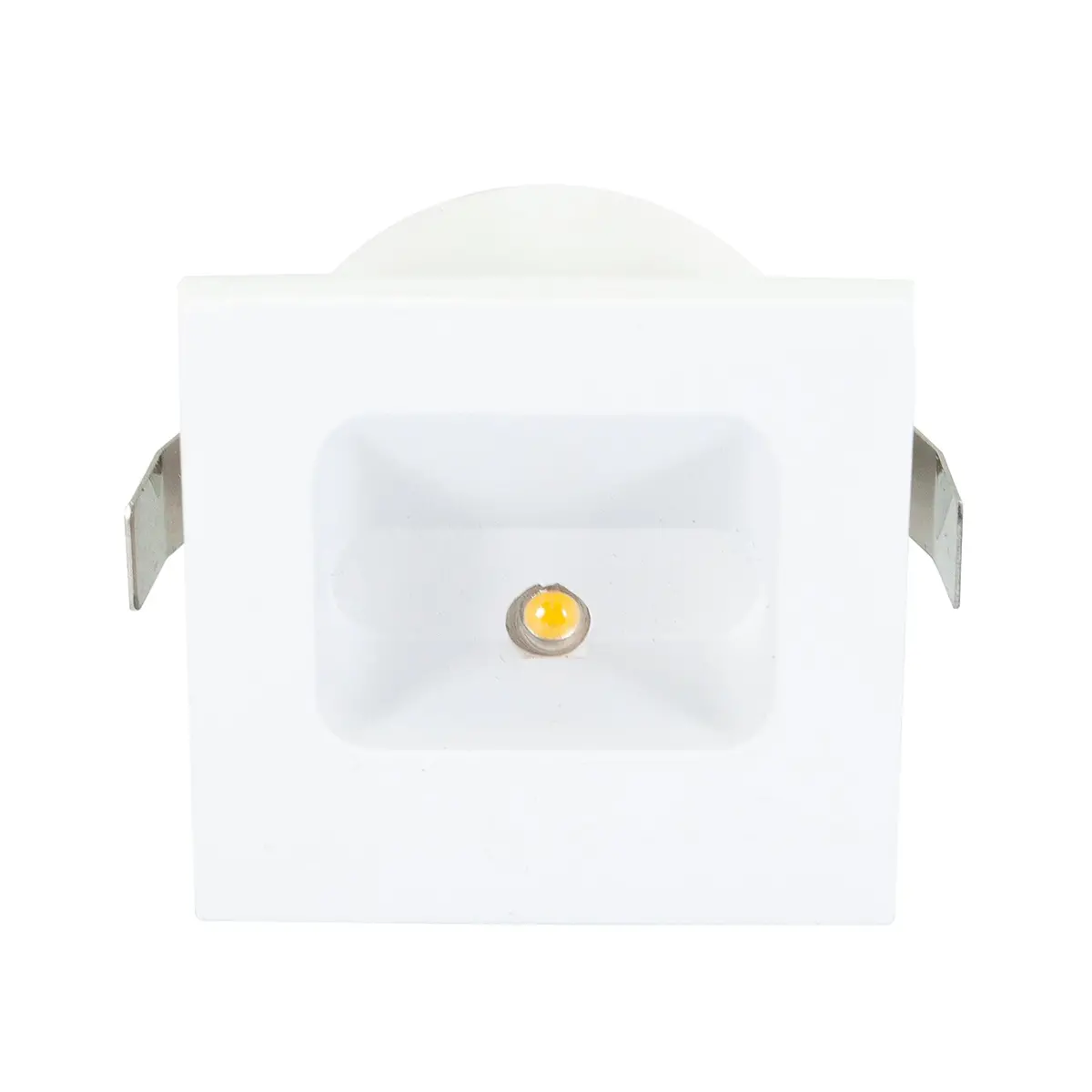 Empotrado Illux Led Opera 1W Para Muro Cuadrado Blanco 3000K - La Nueva Eléctrica 1