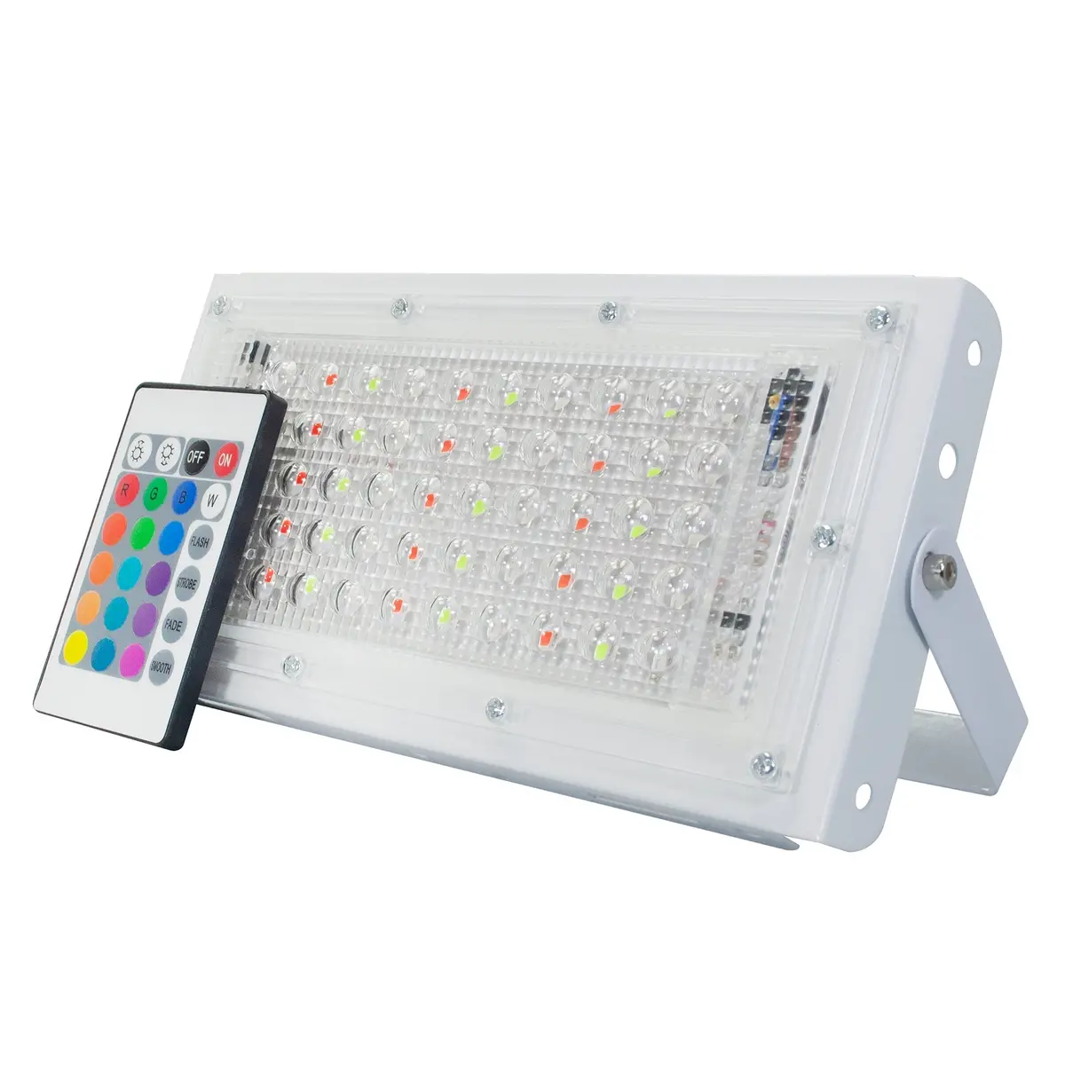 Reflector Lumicraft Led 50W Rgb Con Control - La Nueva Eléctrica 1