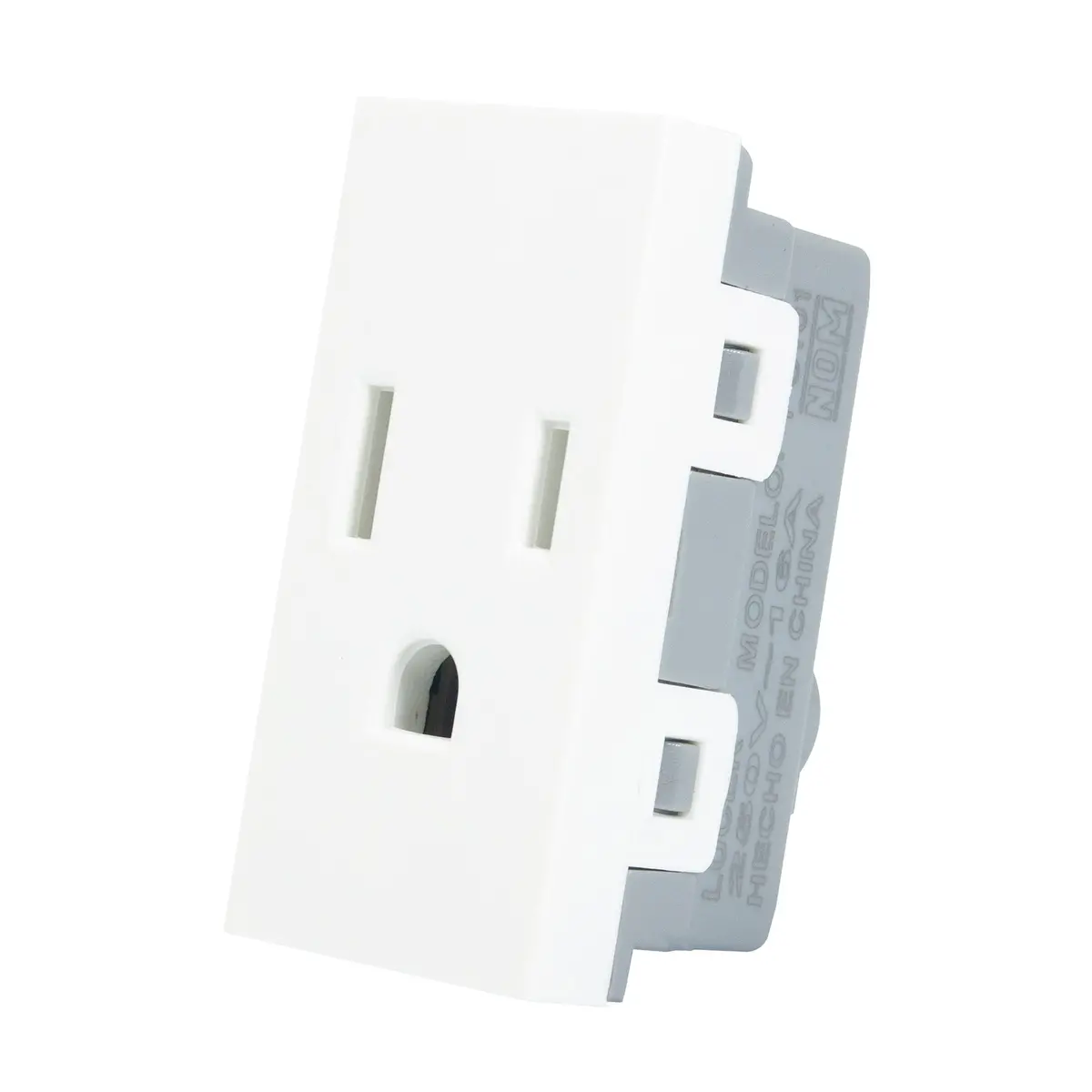 Contacto Lucek Colors 1 Módulo Blanco - La Nueva Eléctrica 1