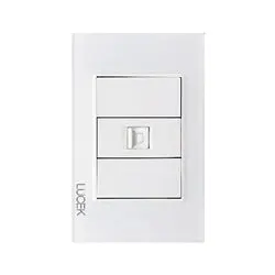 Toma Lucek Colors Conexión A Jack Rj45 1 Módulo Blanco - La Nueva Eléctrica 1