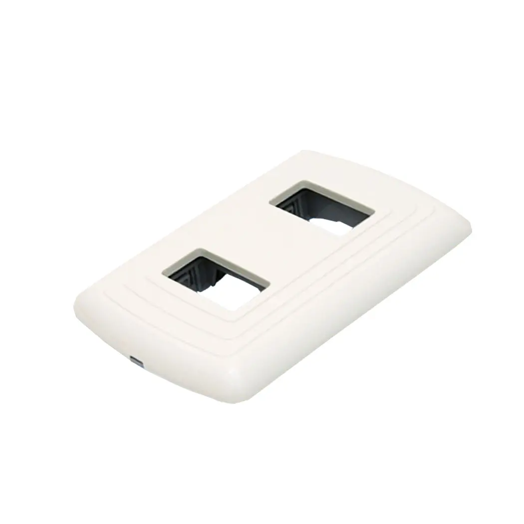 Placa Kley Marfil Tipo Evolución 2 Ventanas - La Nueva Eléctrica 1