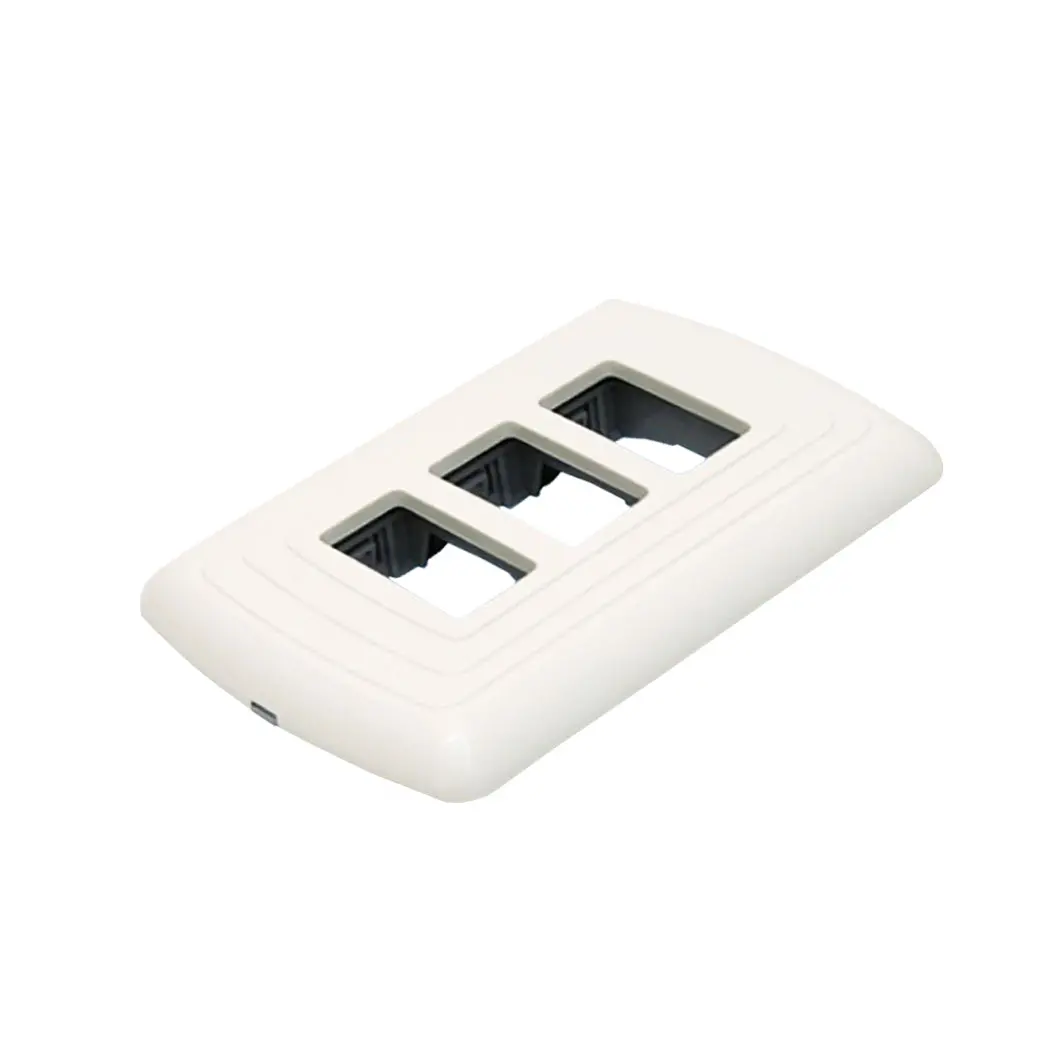 Placa Kley Marfil Tipo Evolución 3 Ventanas - La Nueva Eléctrica 1
