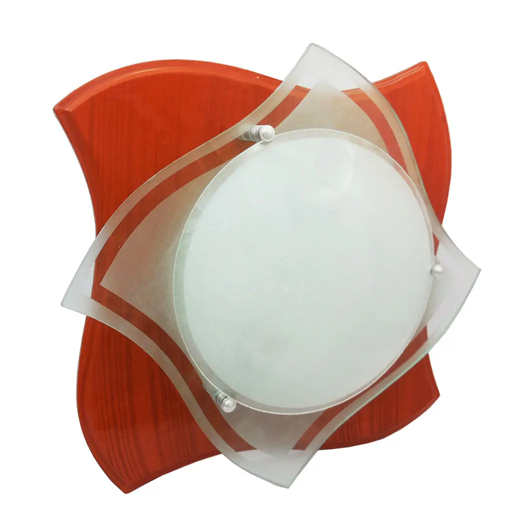 Plafón Eco Pañuelo Madera Grande - La Nueva Eléctrica 1