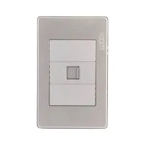 Toma Lucek Colors Telefónica De 1 Módulo Blanco - La Nueva Eléctrica 1