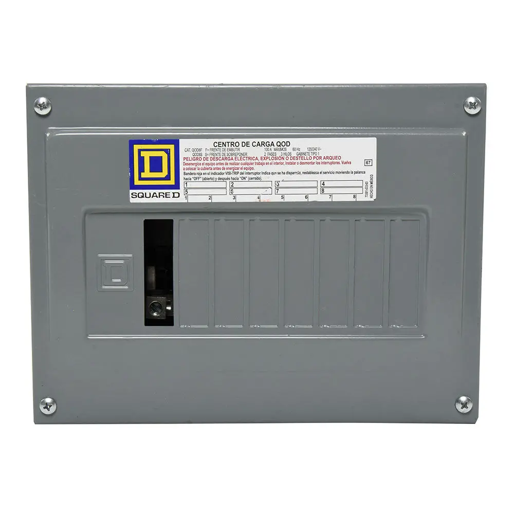 Centro De Carga Square D 8X100 Sobreponer - La Nueva Eléctrica 1