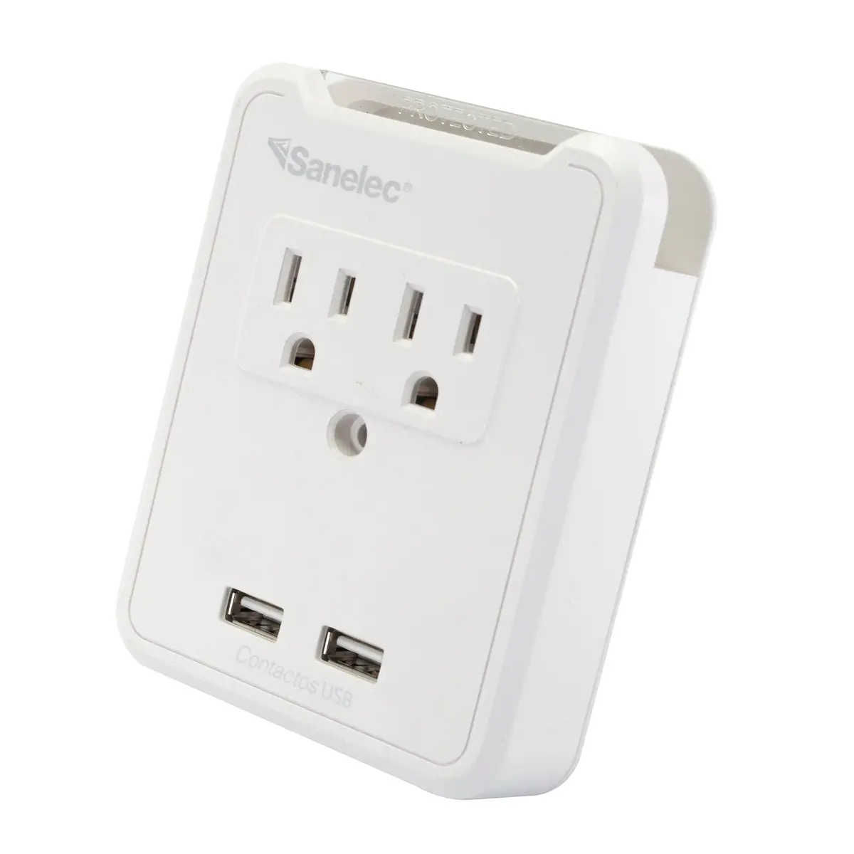 Supresor De Picos Sanelec 110Jl 2 Usb Para Teléfono - La Nueva Eléctrica 1