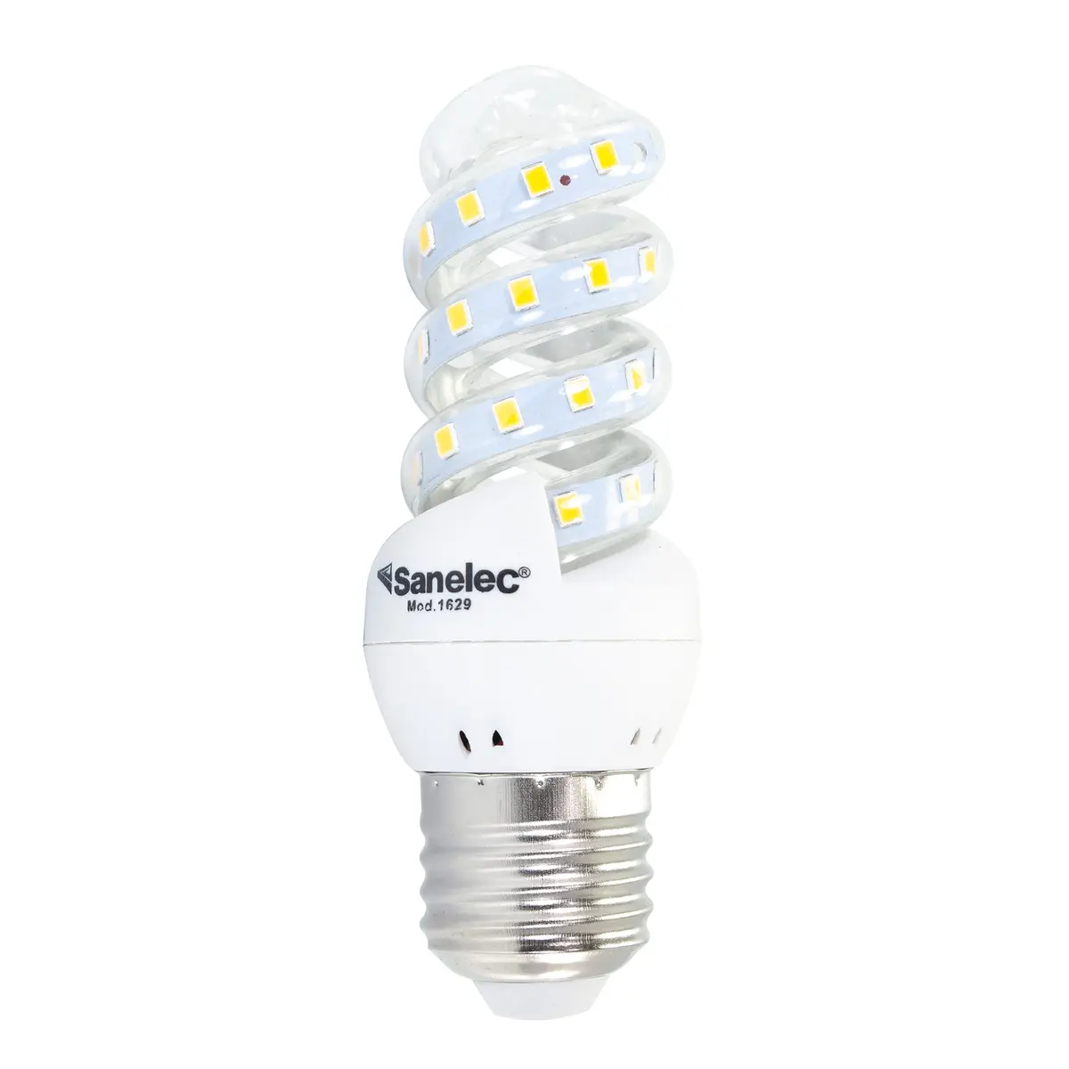 Foco Sanelec Espiral Led 6W Luz Cálida Mini - La Nueva Eléctrica 1