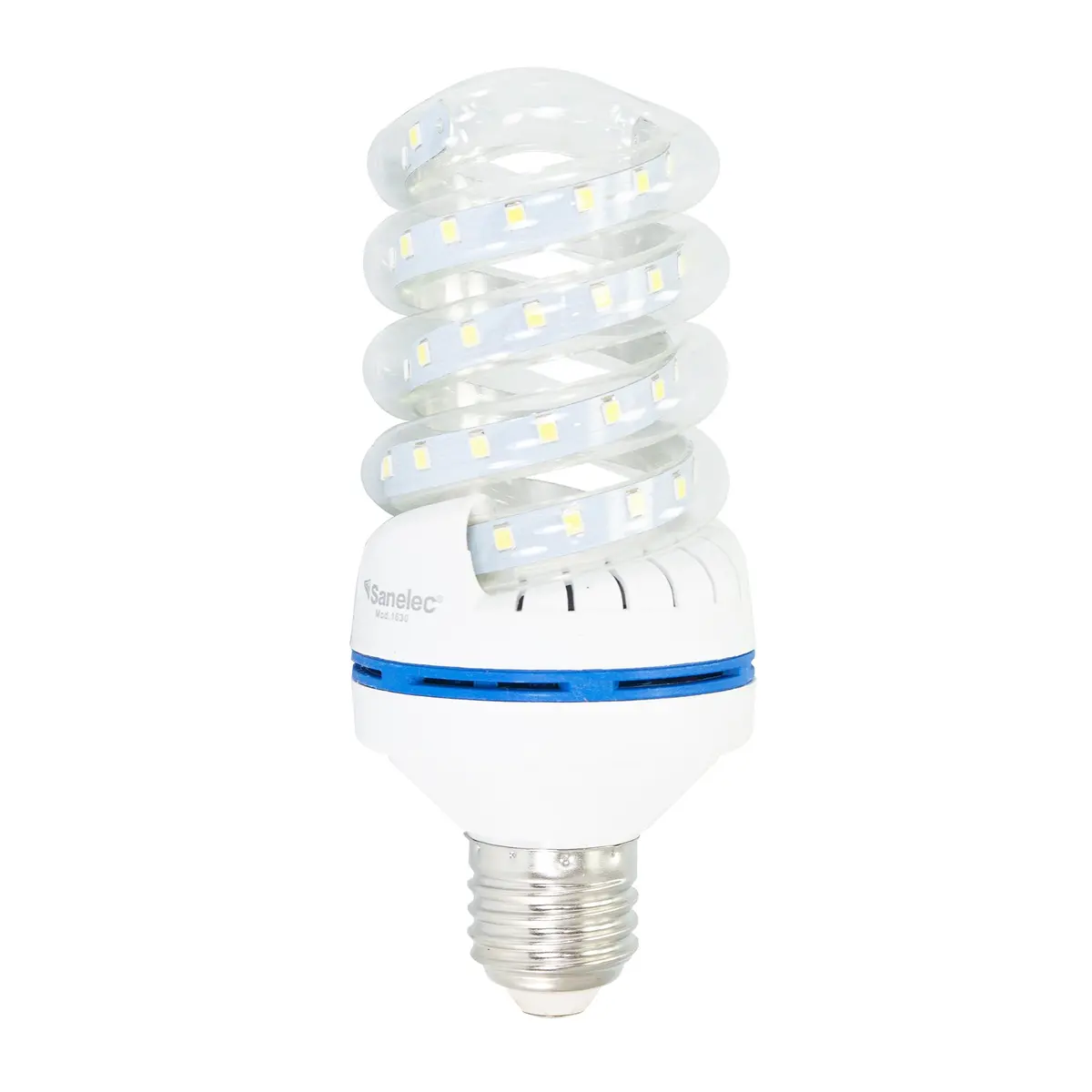 Foco Sanelec Espiral Led 10W Luz Fría - La Nueva Eléctrica 1