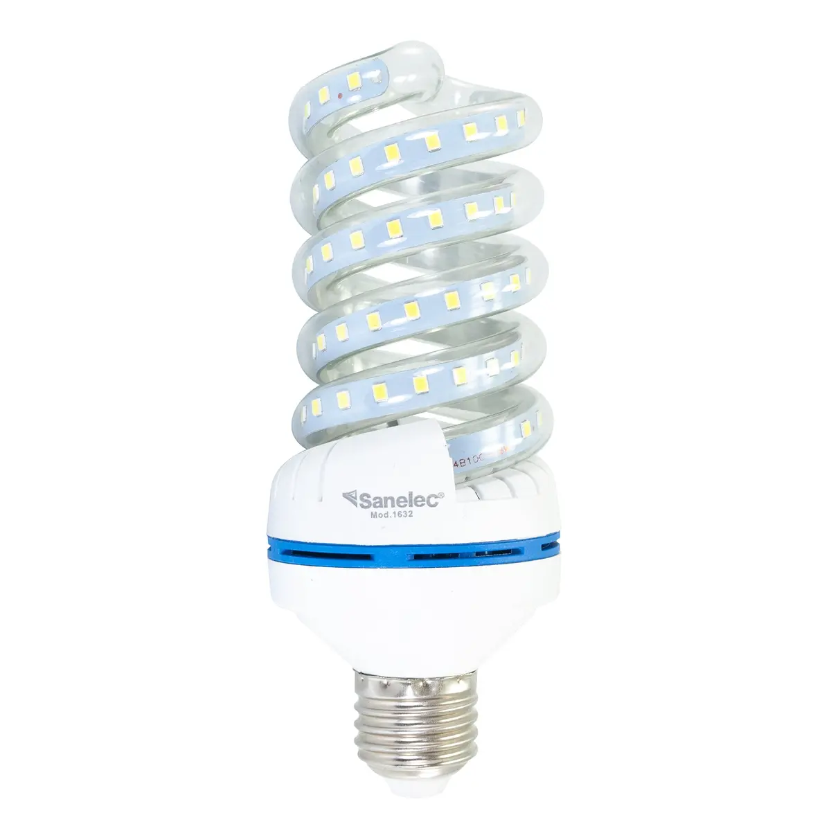 Foco Sanelec Espiral Led 15W Luz Fría - La Nueva Eléctrica 1