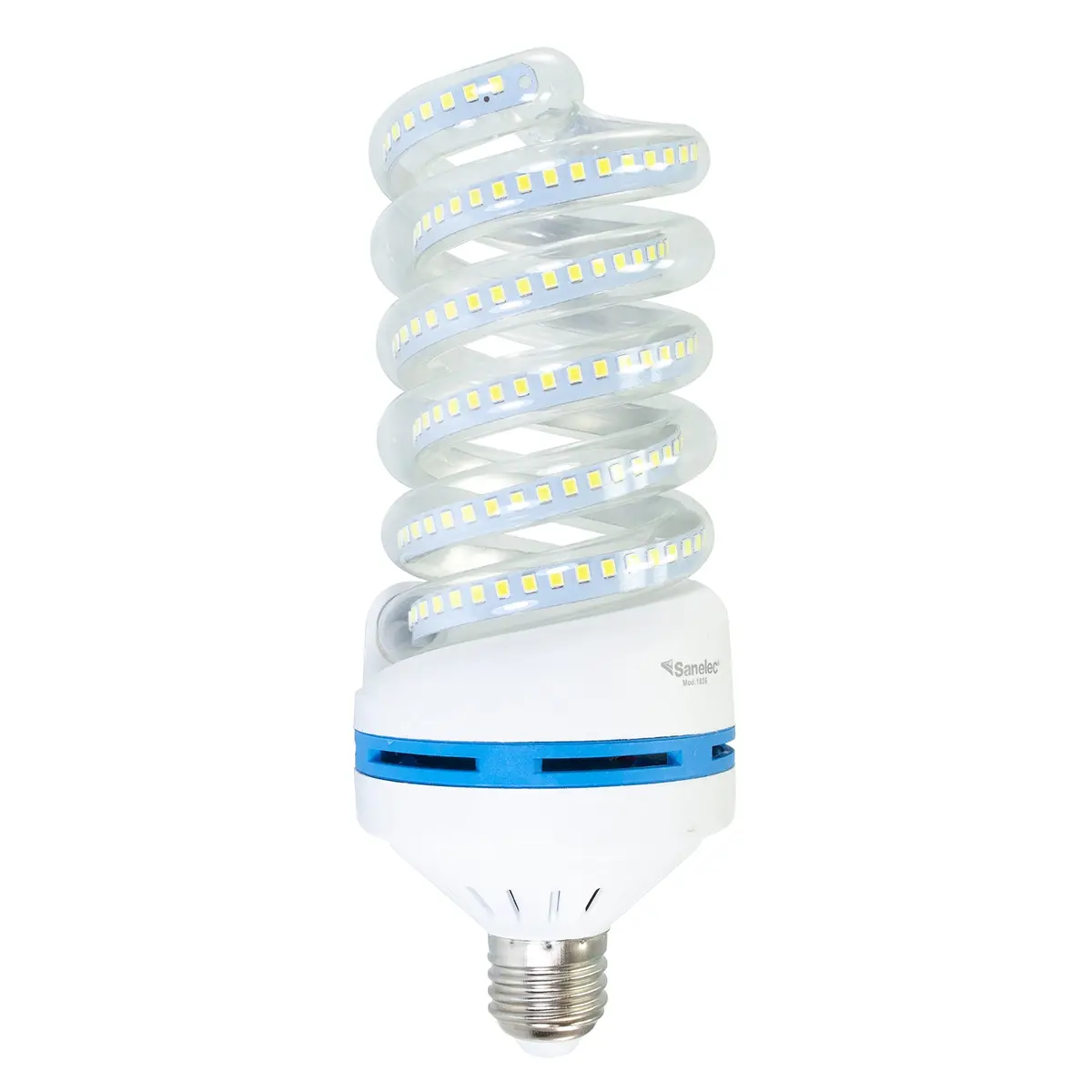 Foco Sanelec Espiral Led 40W Luz Fría - La Nueva Eléctrica 1