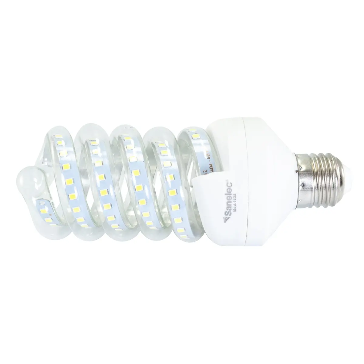 Foco Sanelec Espiral Led 20W Luz Fría Mini - La Nueva Eléctrica 2