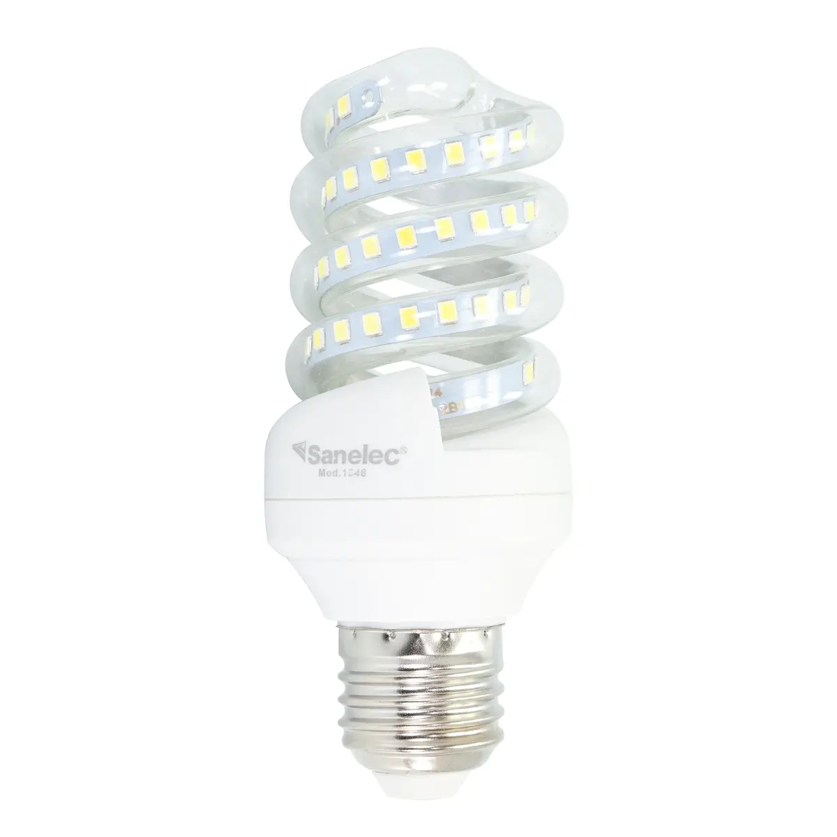 Foco Sanelec Espiral Led 14W Luz Fría Mini - La Nueva Eléctrica 1