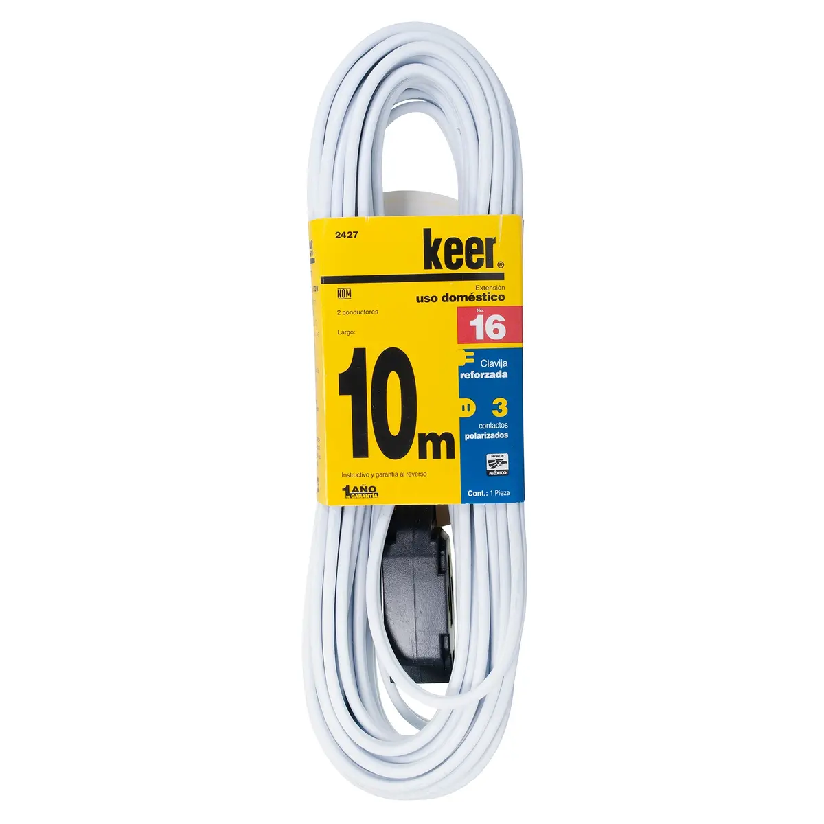 Extensión Keer Doméstica 10Mts. Blanca - La Nueva Eléctrica 1