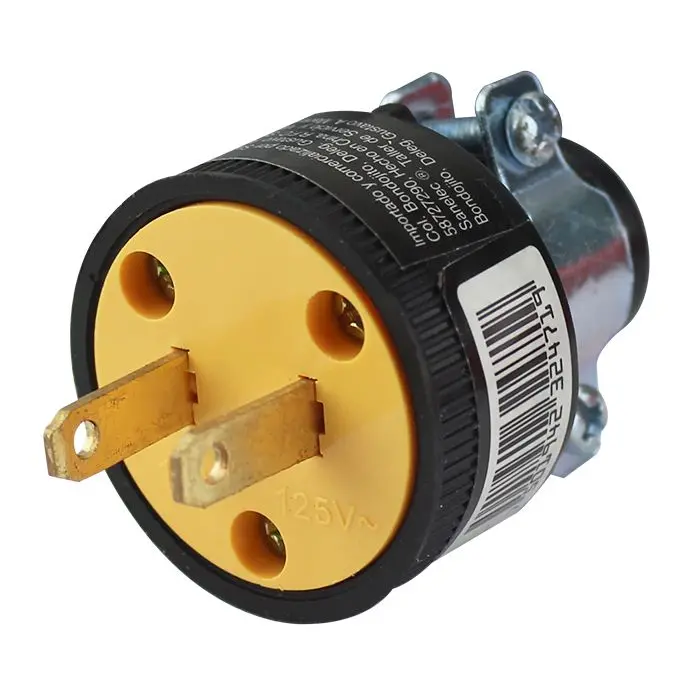 Clavija Sanelec Industrial Polarizada Reforzada Con Abrazadera - La Nueva Eléctrica 1