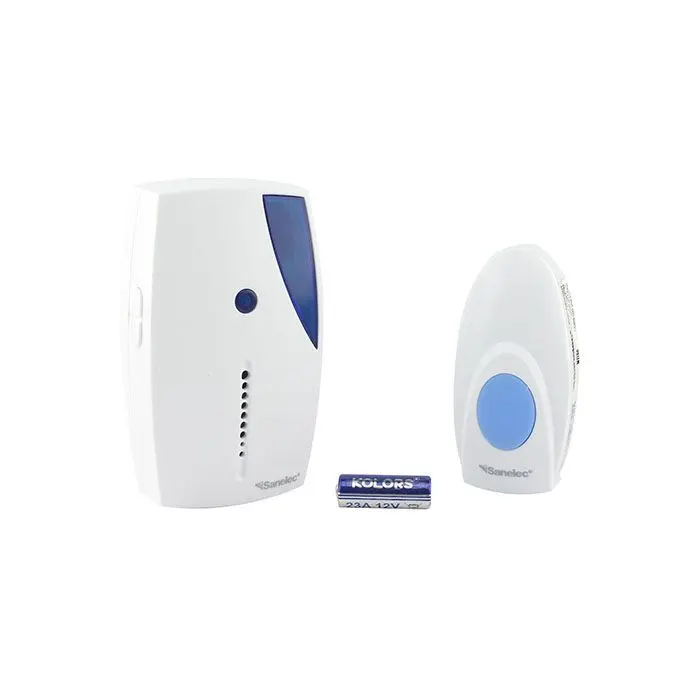 Timbre Sanelec Inalámbrico Con Clavija 32 Melodías Modelo 2647 - La Nueva Eléctrica 1