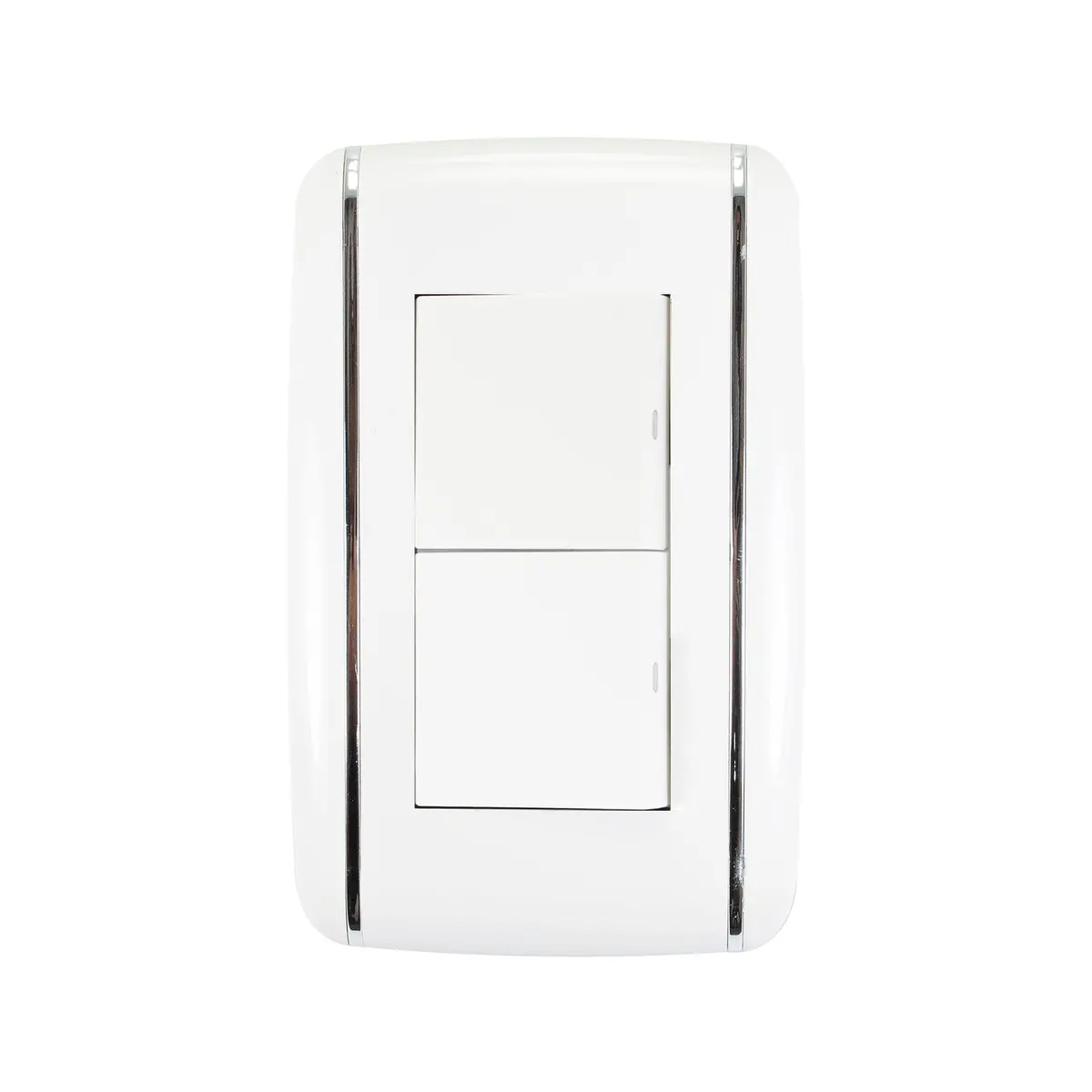 Placa Sanelec Vicenza Con 2 Apagadores - La Nueva Eléctrica 1