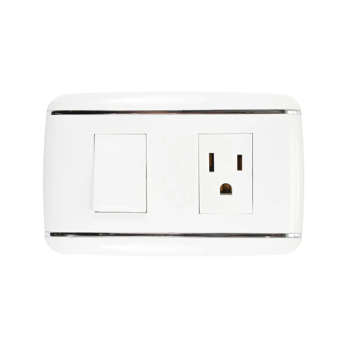 Placa Sanelec Vicenza Con Apagador Y Contacto - La Nueva Eléctrica 2