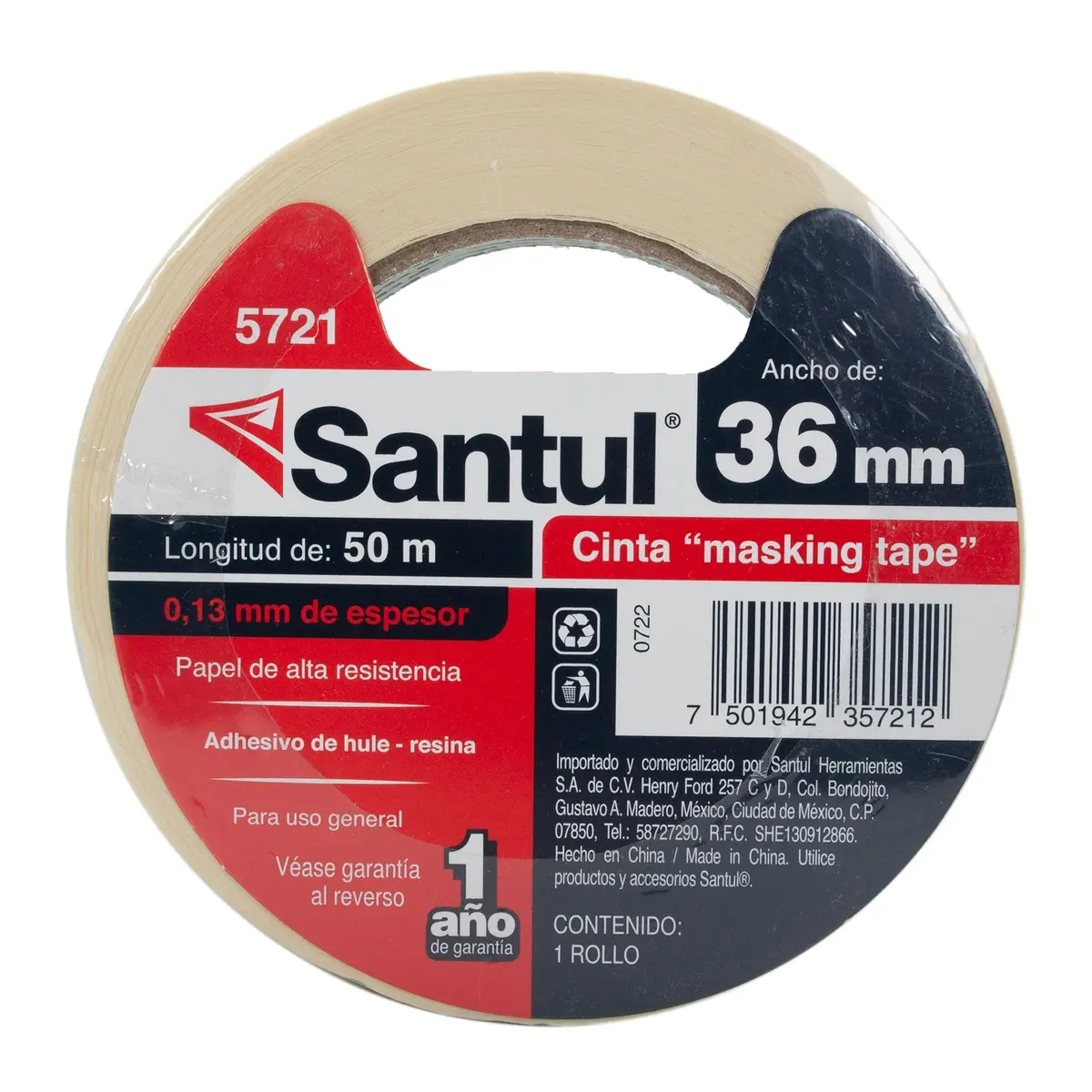 Cinta Sanelec Masking 1 1/4 - La Nueva Eléctrica 1