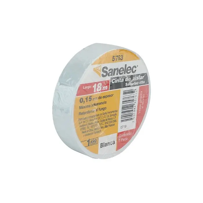 Cinta Sanelec De Aislar Blanca Grande - La Nueva Eléctric 1