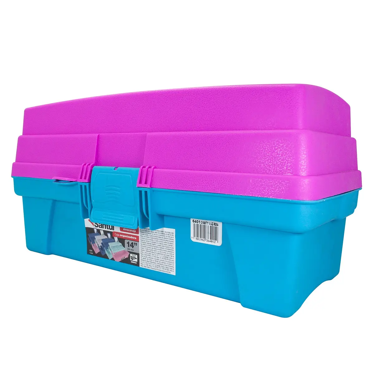 Caja Santul Para Herramienta Vanity 14 Verde Con Morado - La Nueva Eléctrica 1