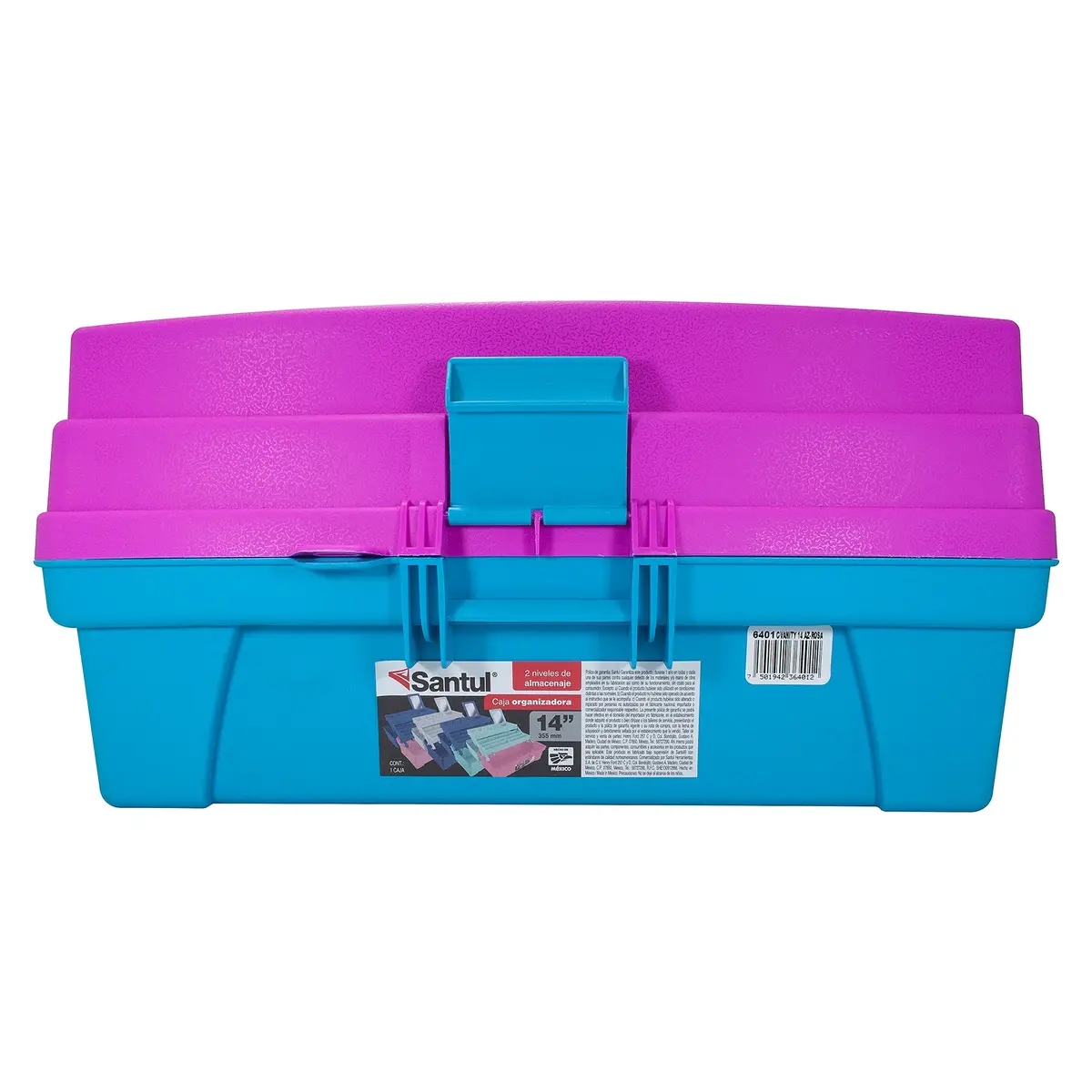 Caja Santul Para Herramienta Vanity 14 Verde Con Morado - La Nueva Eléctrica 2