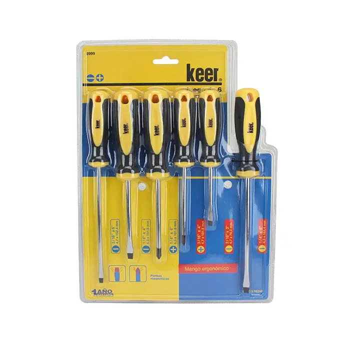 Desarmador Santul Juego 6 Piezas Mango Bimaterial - La Nueva Eléctrica 1
