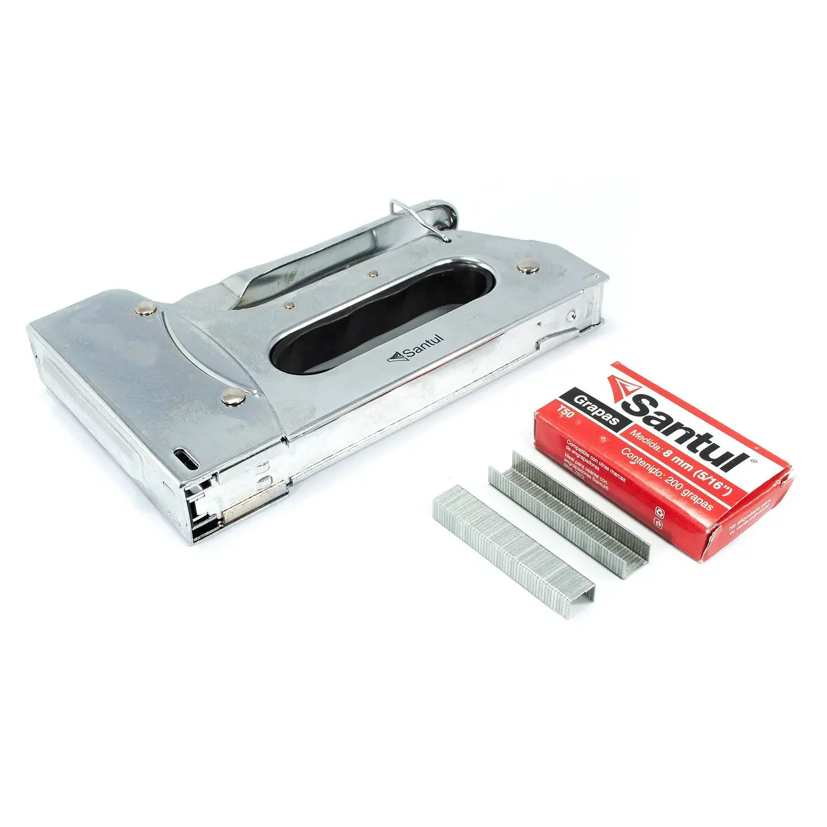 Engrapadora Santul Tipo Pistola 50, Grapas 1/4, 5/16, 3/8, 1/2 - La Nueva Eléctrica 1