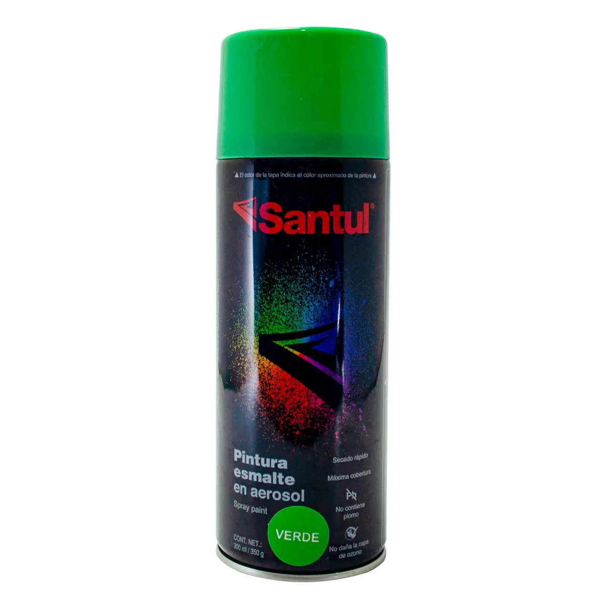 Pintura Santul Aerosol Verde Hoja 300Ml - La Nueva Eléctrica 1