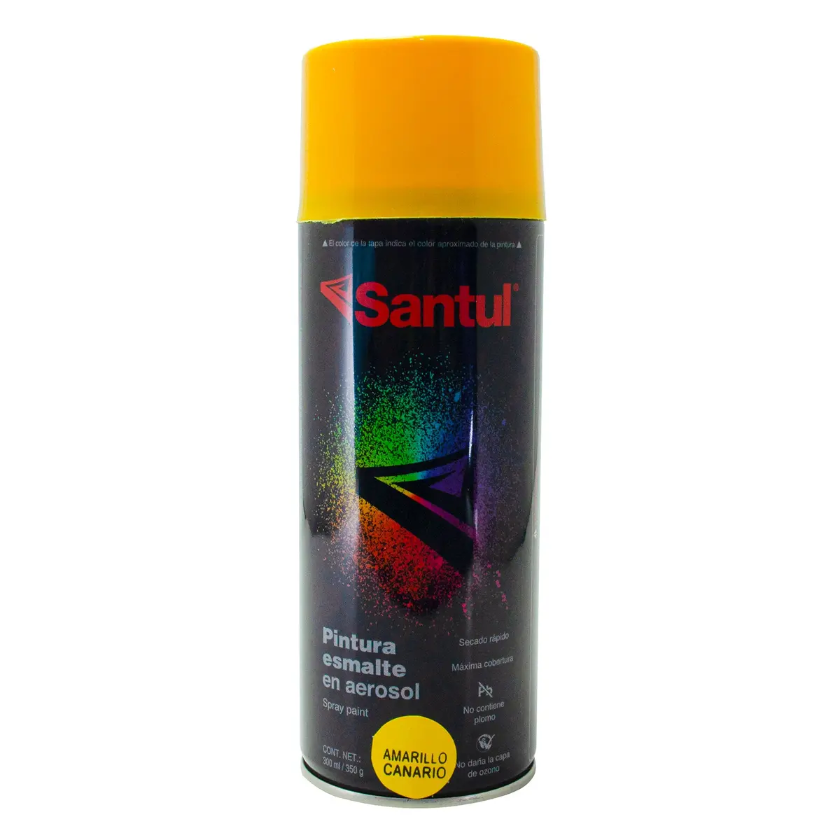 Pintura Santul Aerosol Amarillo Canario 300 Ml - La Nueva Eléctrica 1
