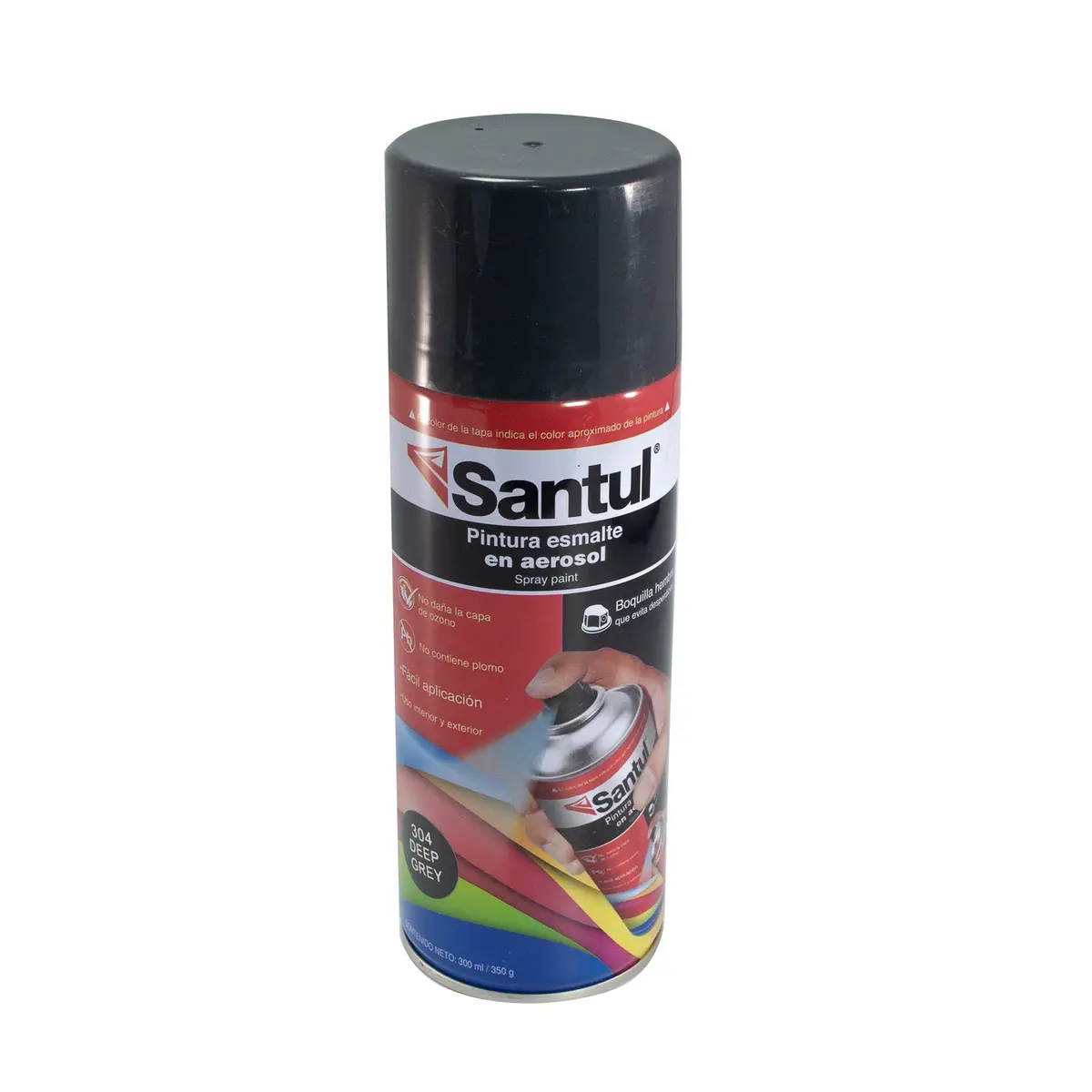 Pintura Santul Aerosol Gris Oscuro 300 Ml - La Nueva Eléctrica 1
