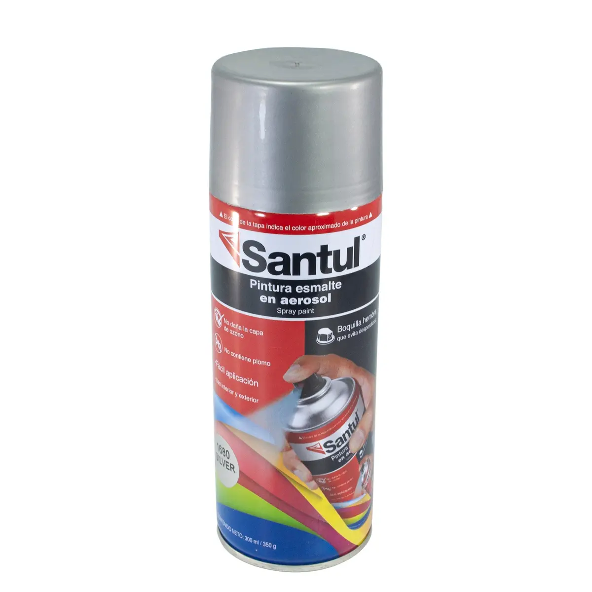 Pintura Santul Aerosol Plate Metálico 300 Ml - La Nueva Eléctrica 1