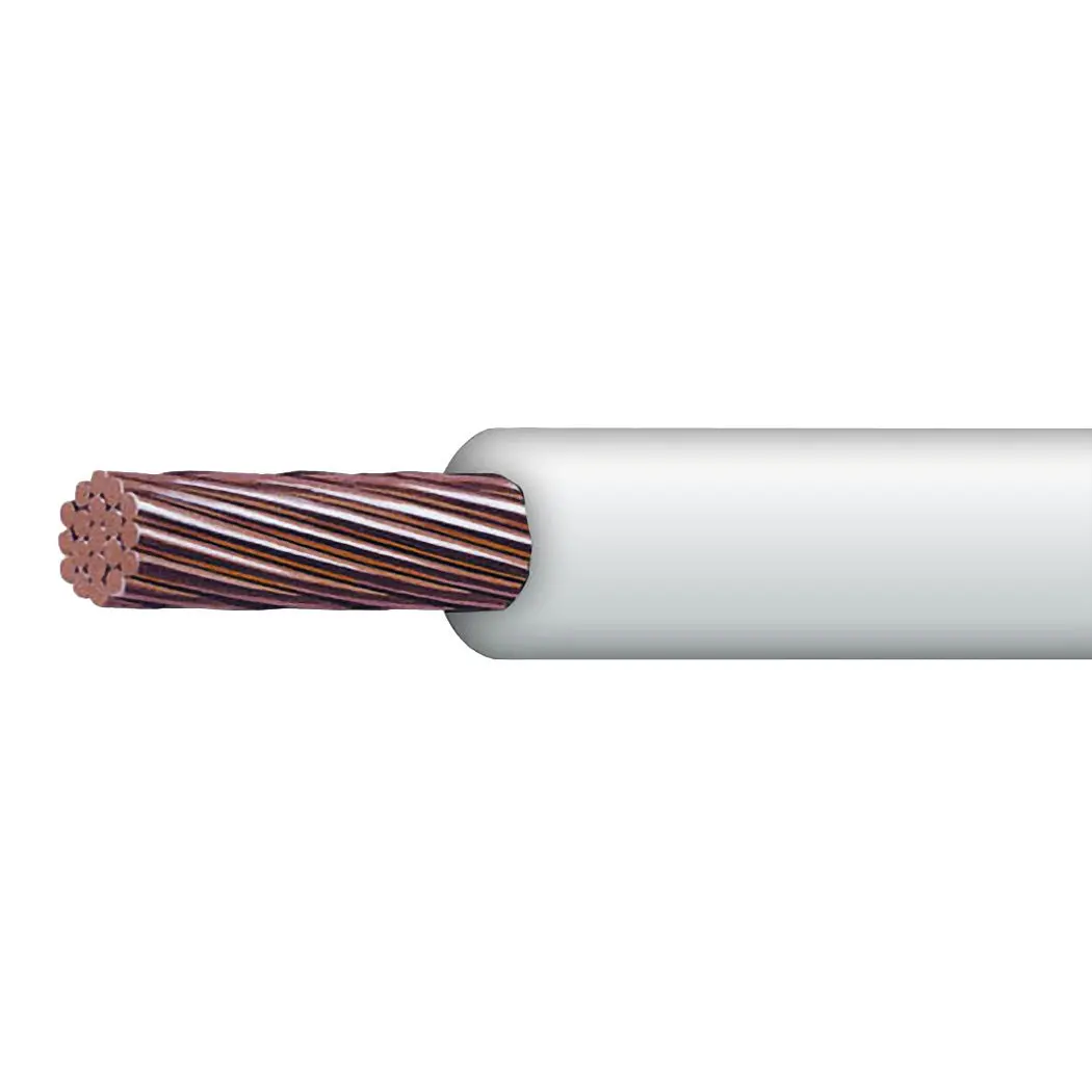 Cable Saga Cal 8 Blanco - La Nueva Eléctrica 1