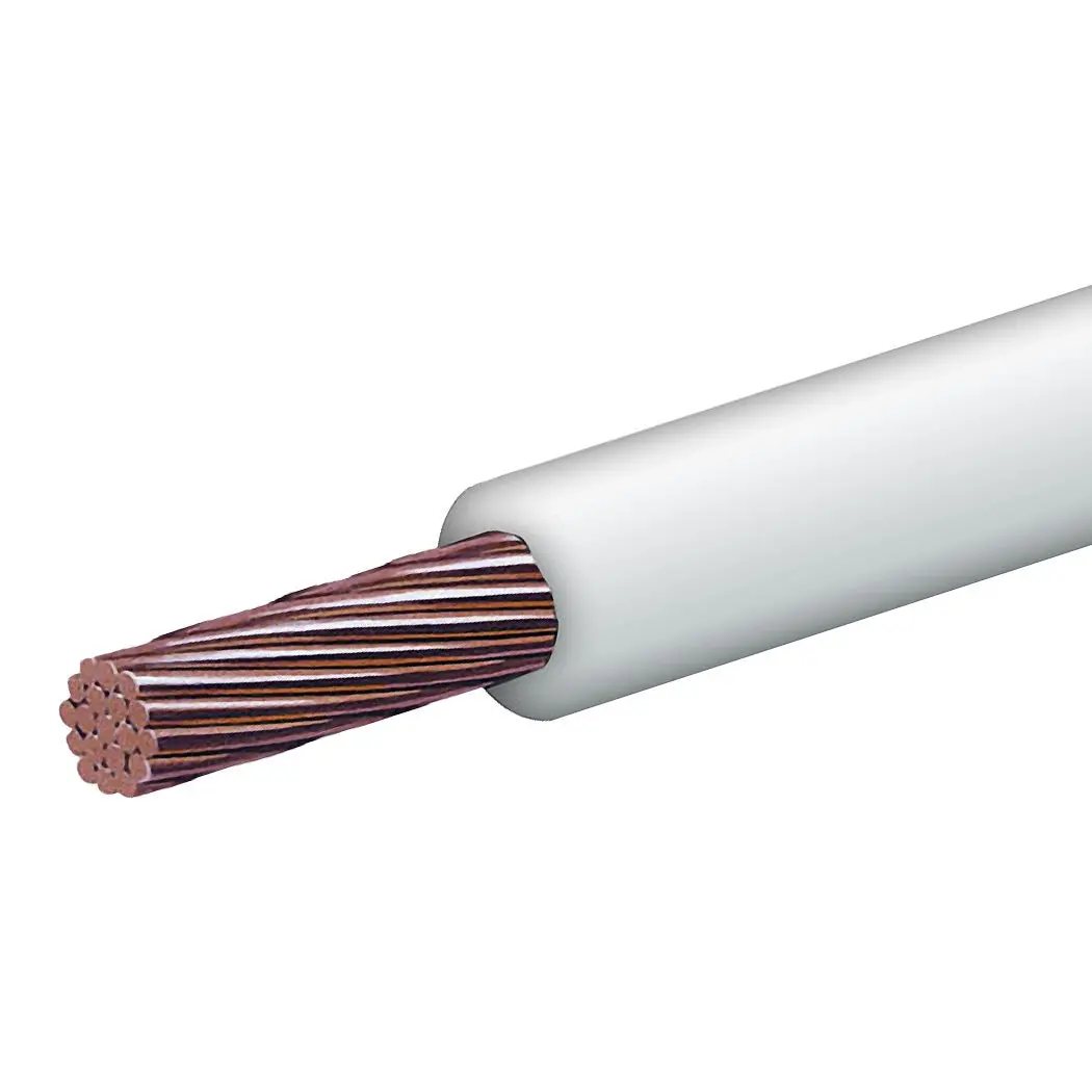 Cable Saga Cal.12 Blanco - La Nueva Eléctrica 1