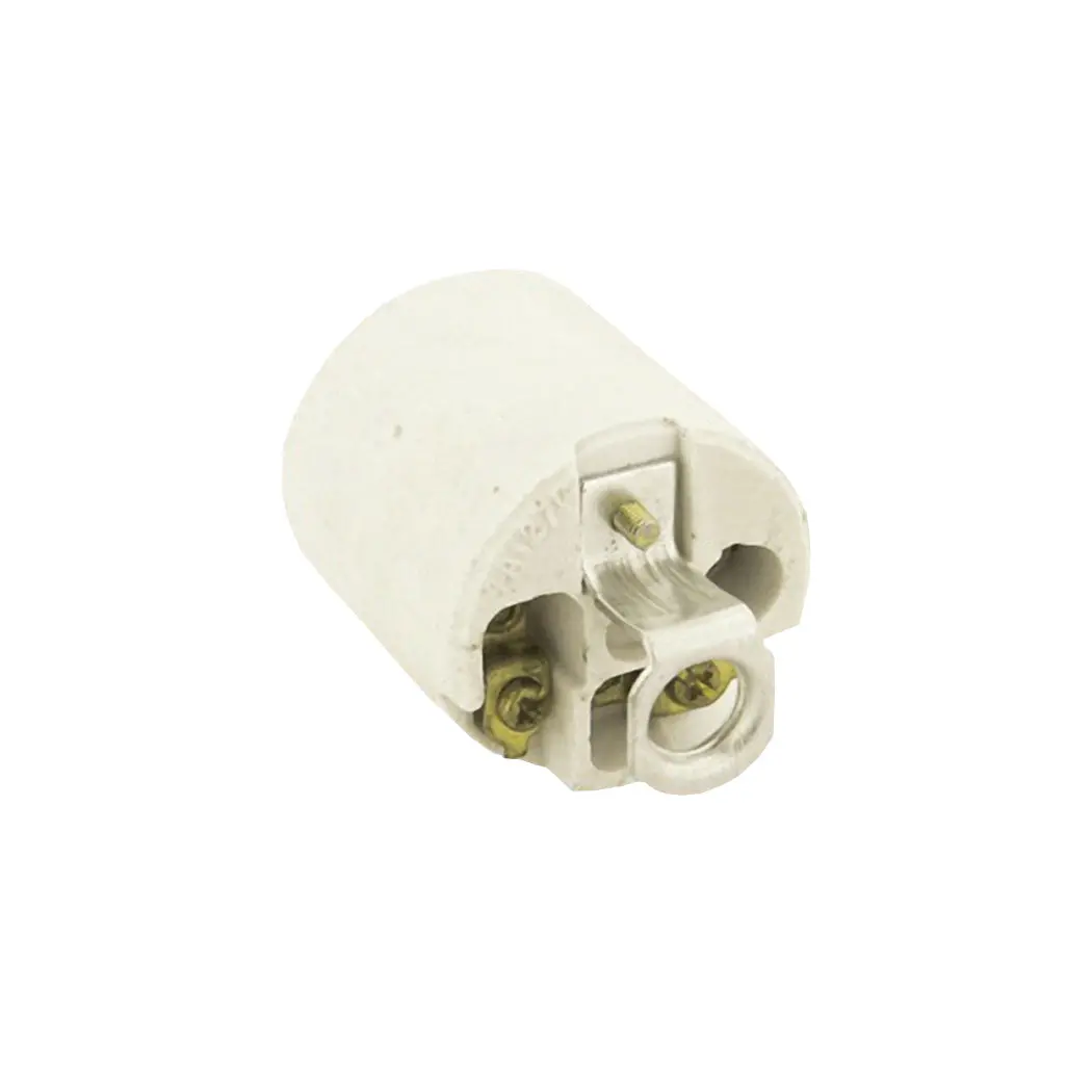 Soquet Kley Porcelana Candil C/Niple 3/8 - La Nueva Eléctrica 1