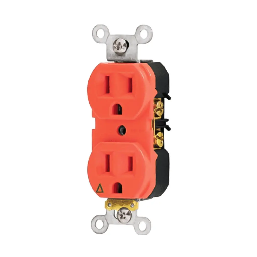 Contacto Samy Duplex Naranja - La Nueva Eléctrica 1