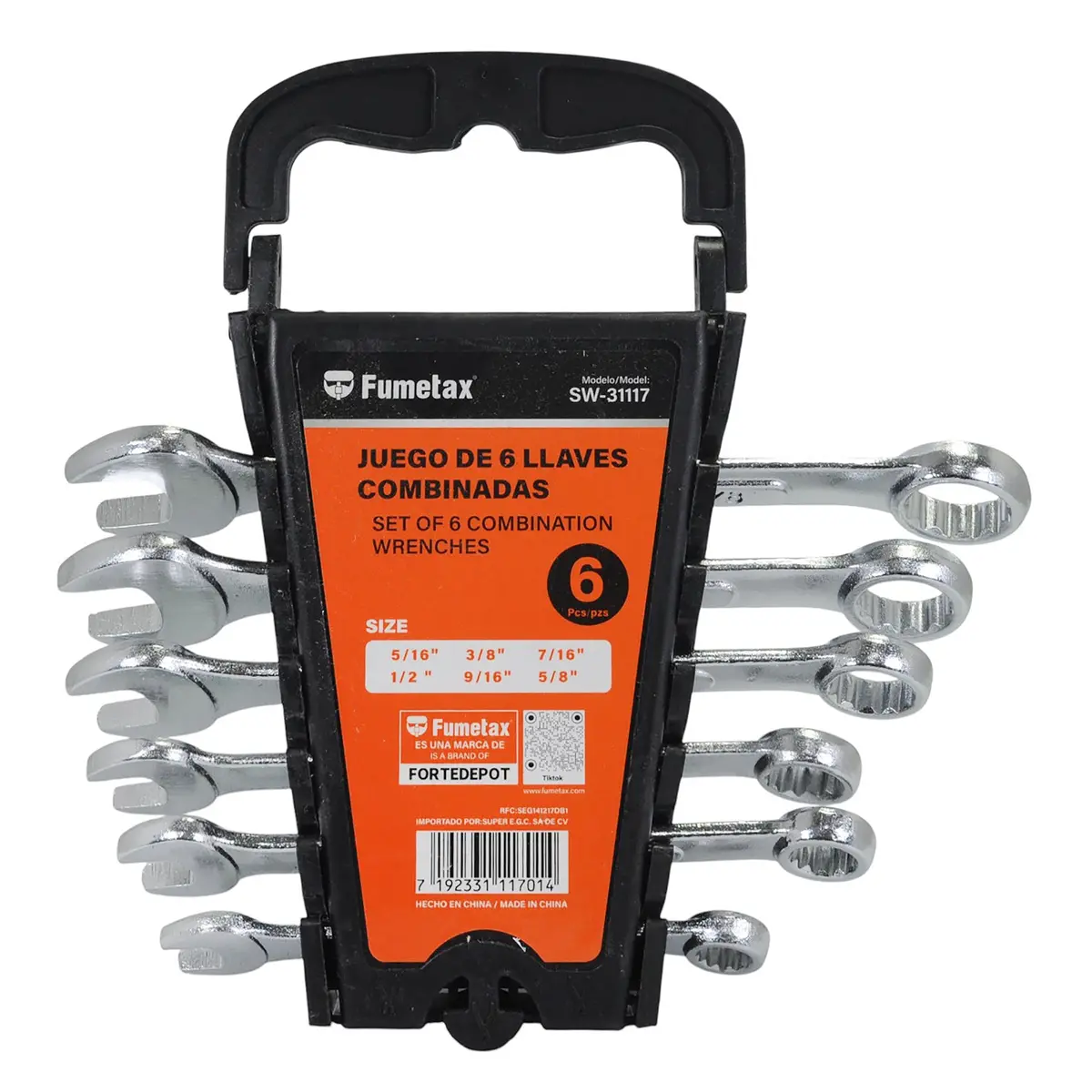 Llave Combinada Fumetax   6Pz Std 1