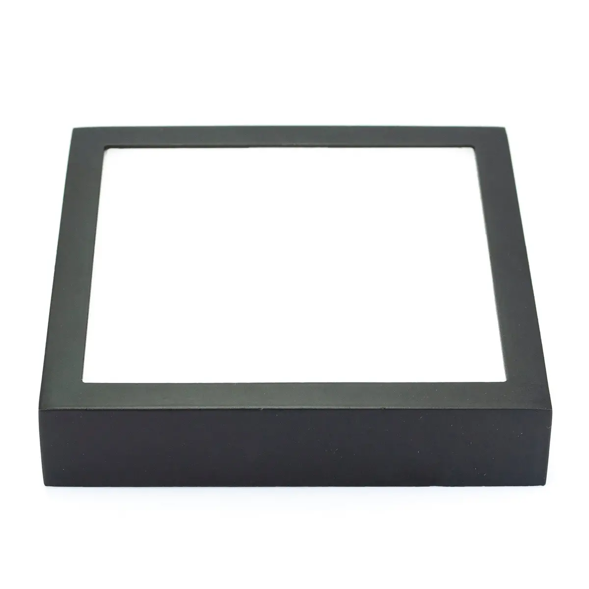 Luminario Illux Led Cuadrada 8W 6500K Negro - La Nueva Eléctrica 1